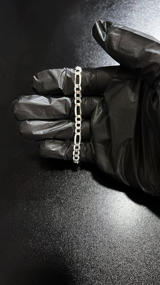 Pulseira prata 925 3x1 5mm 5.6g