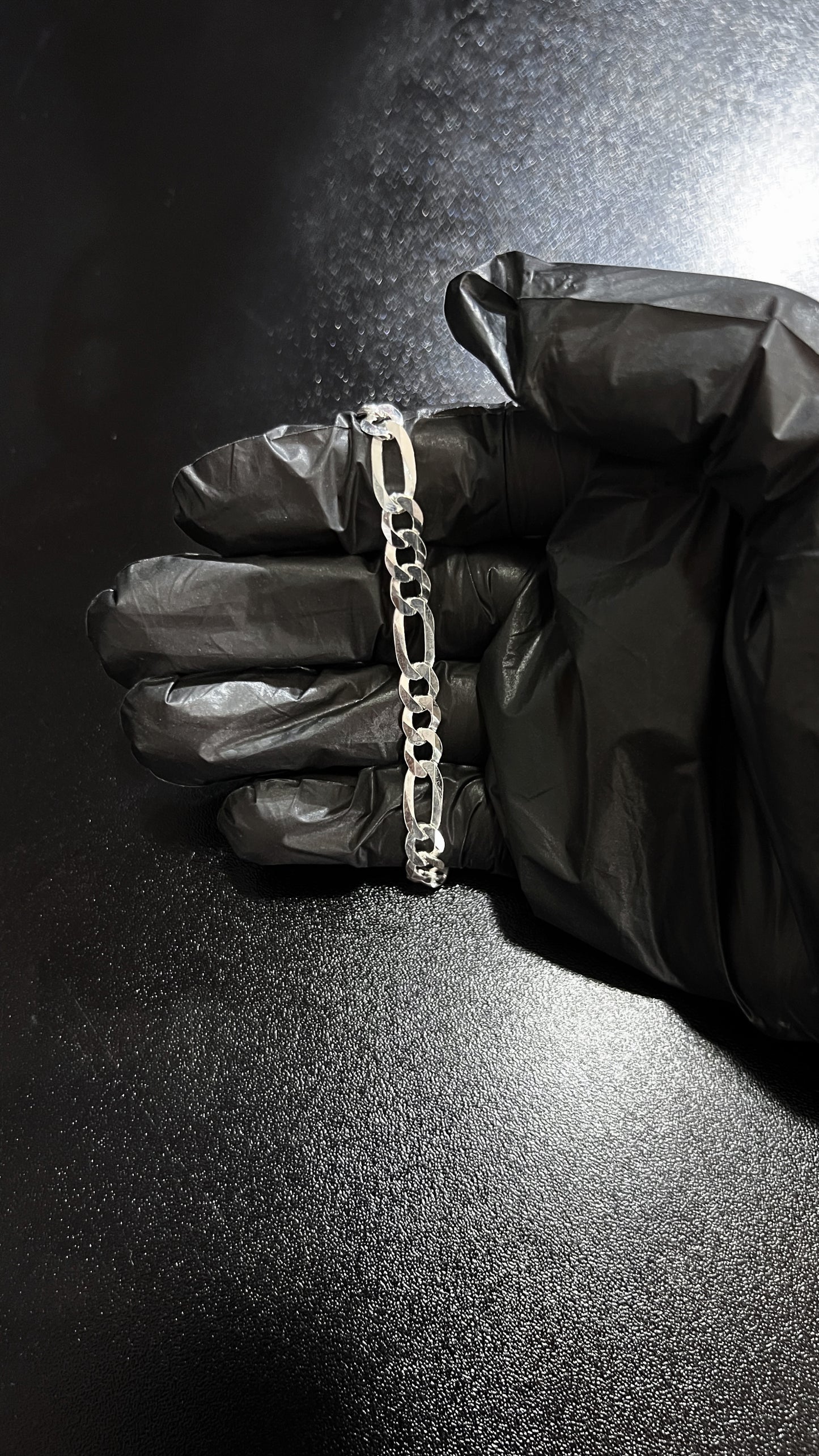 Pulseira prata 925 3x1 6mm 9.3g