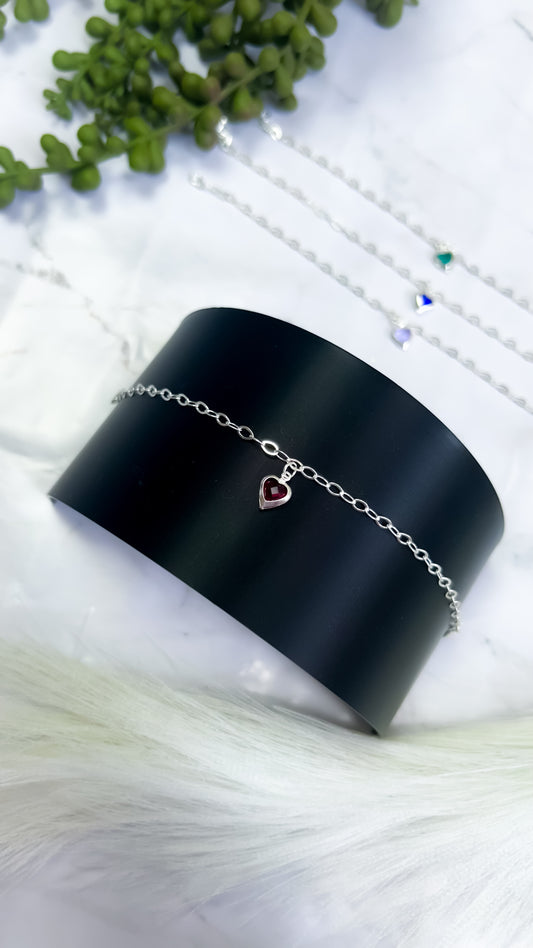 Pulseira  Pingente Coração