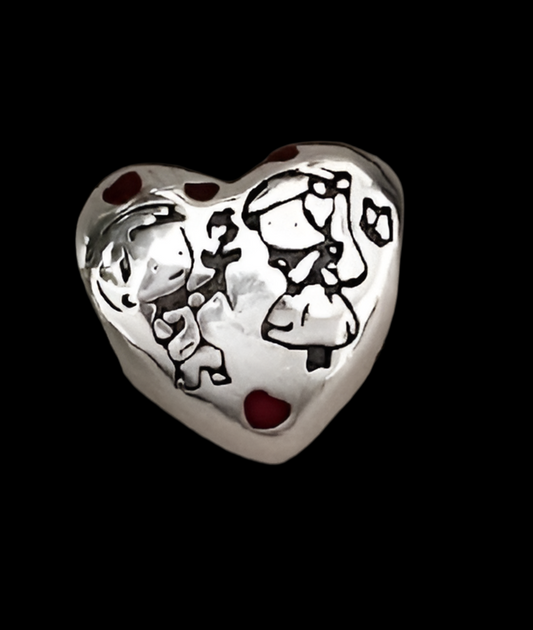 Colar Coração Casal