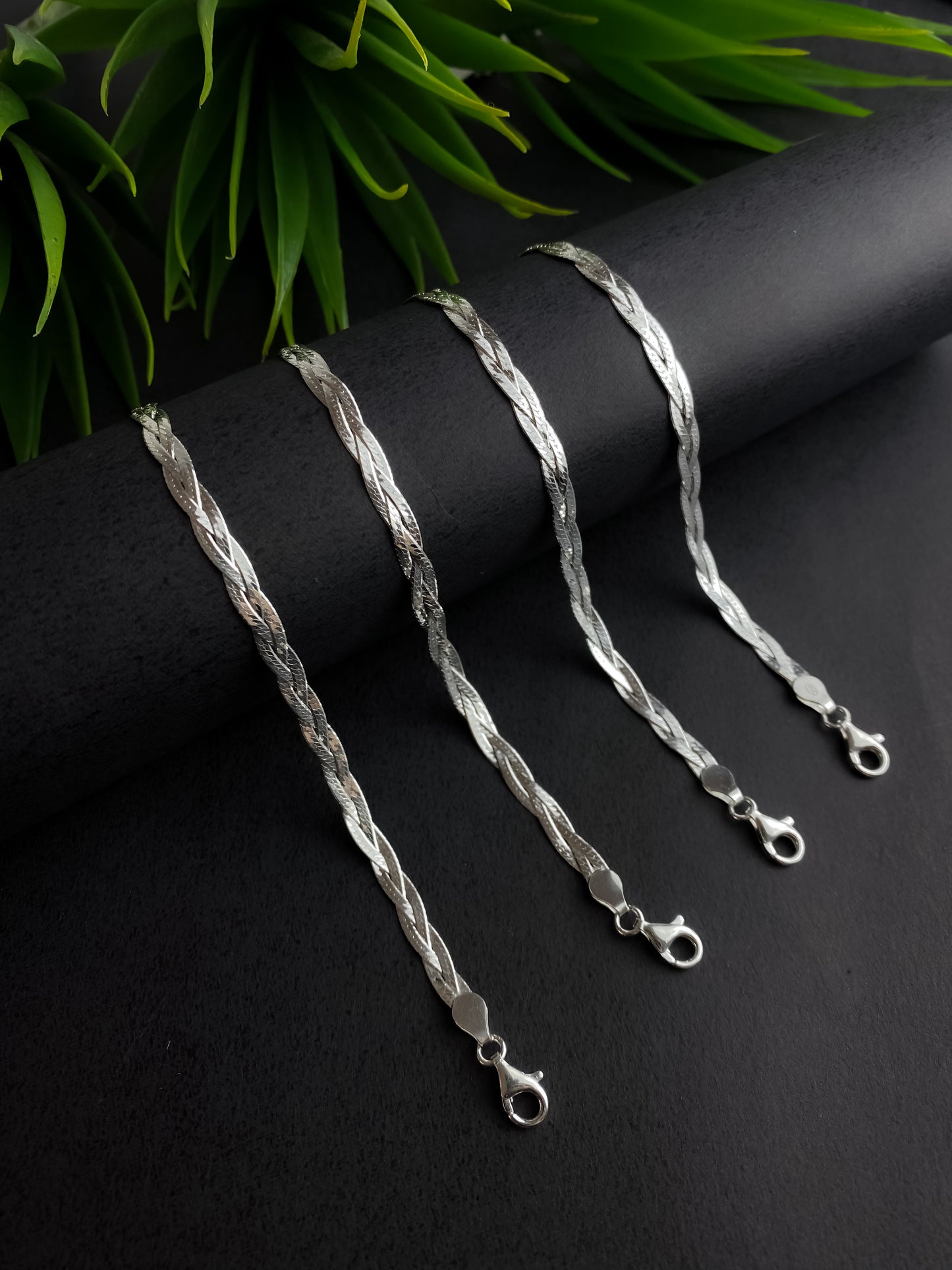 Pulseira 3 fios em Prata 925