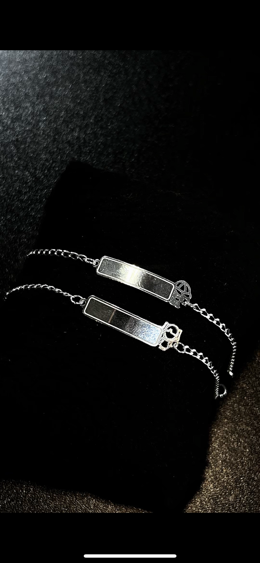 Pulseira infantil gravação