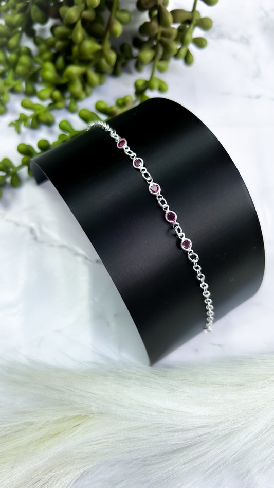 Pulseira ponto de luz vermelho