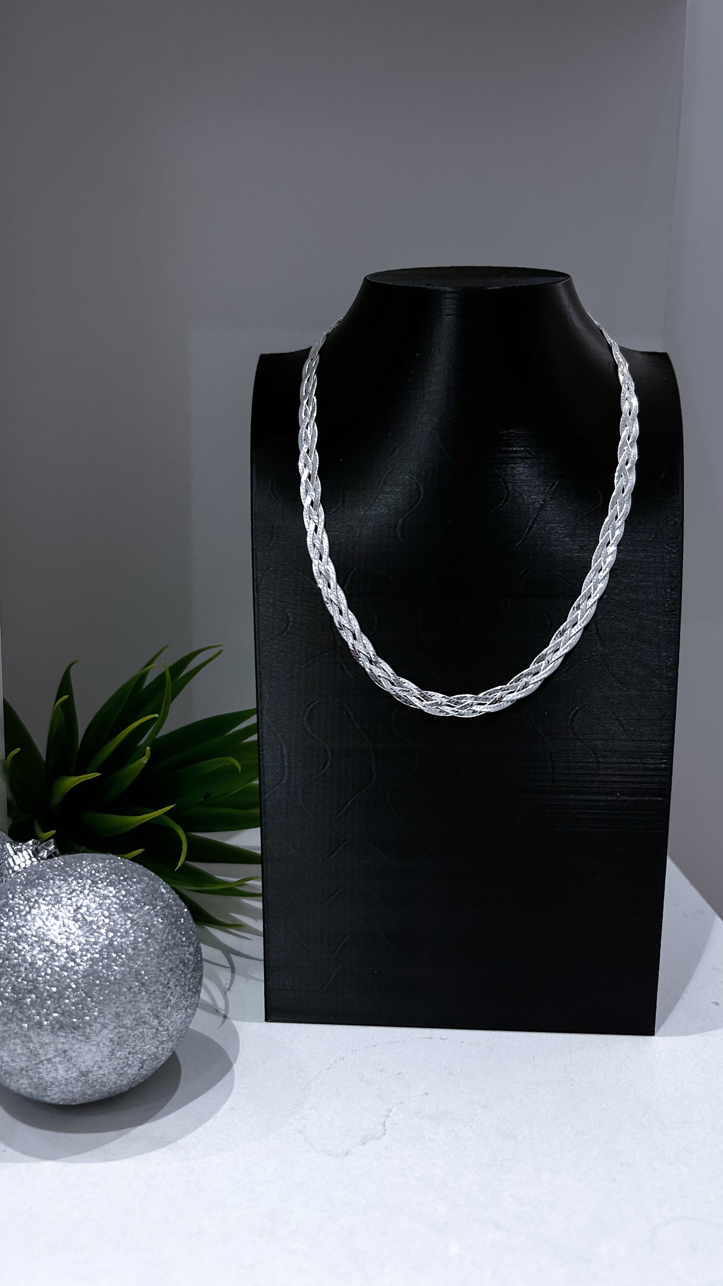 Colar Trançado 4 fios