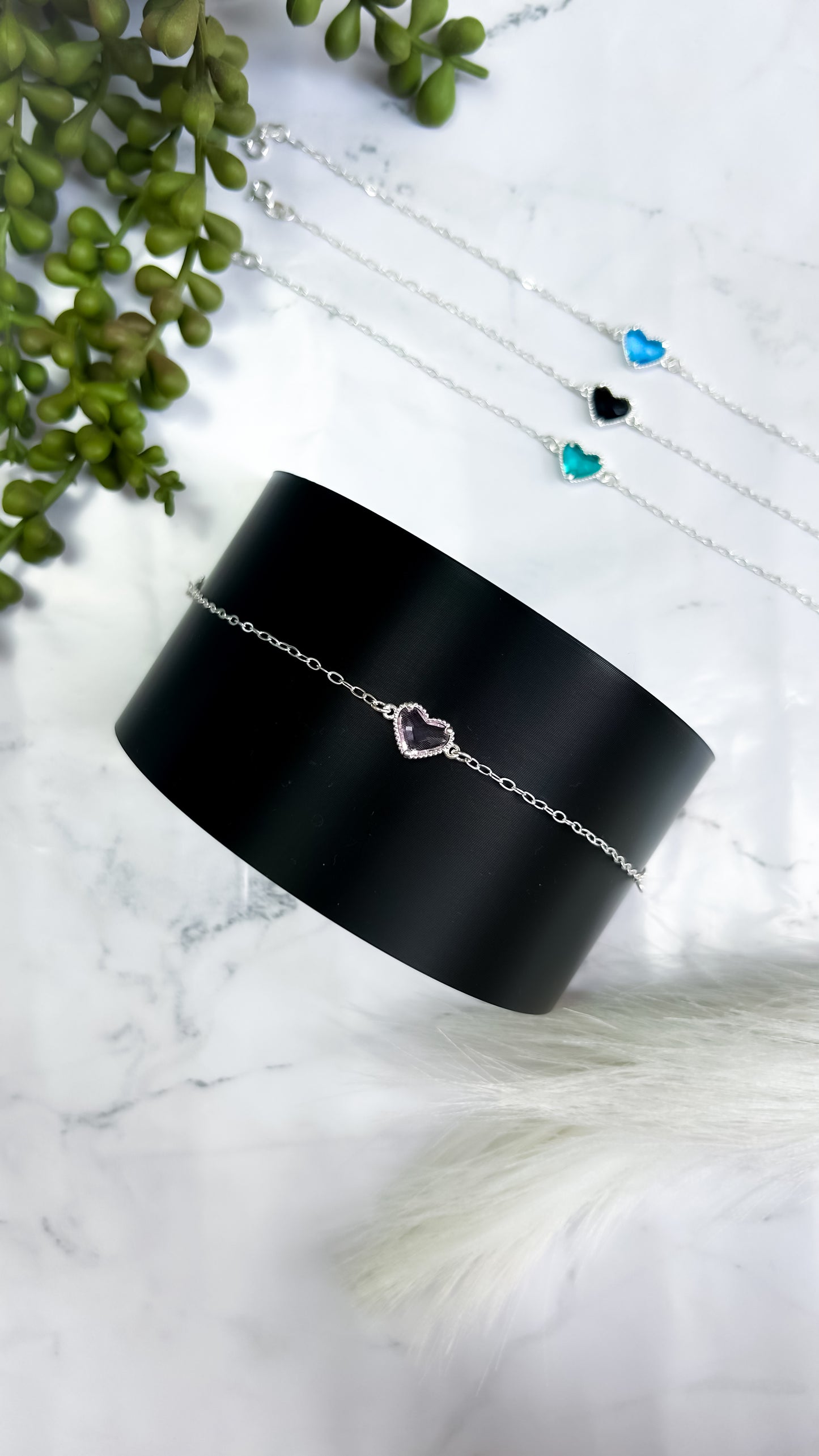 Pulseira coração premium