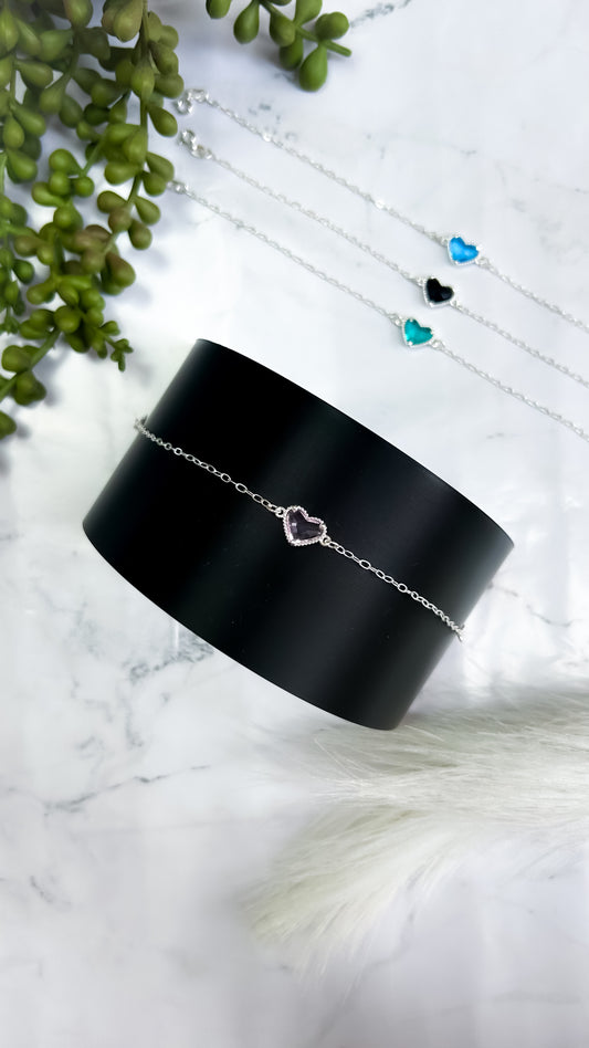 Pulseira coração premium