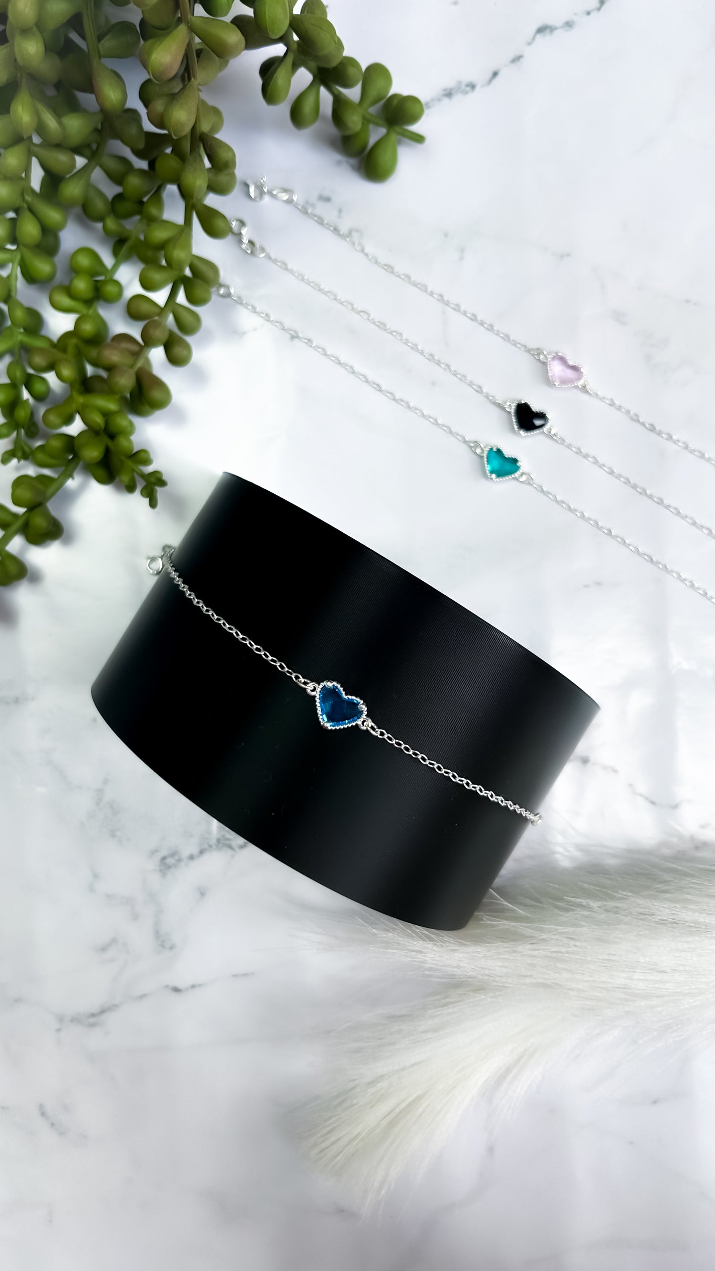 Pulseira coração premium